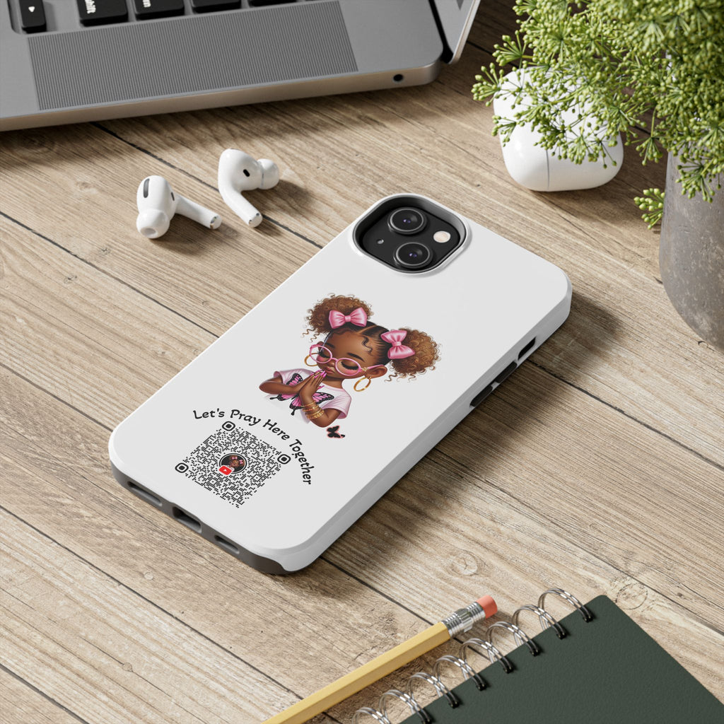 Cute Inspirational Phone Case, Tough Phone Cases, Personalized Gift, Butterfly Design, Kids & Teens, Empowerment Gifts