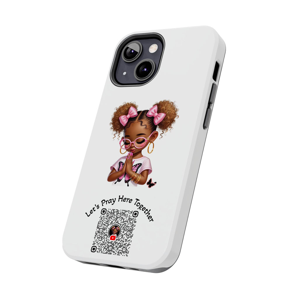 Cute Inspirational Phone Case, Tough Phone Cases, Personalized Gift, Butterfly Design, Kids & Teens, Empowerment Gifts