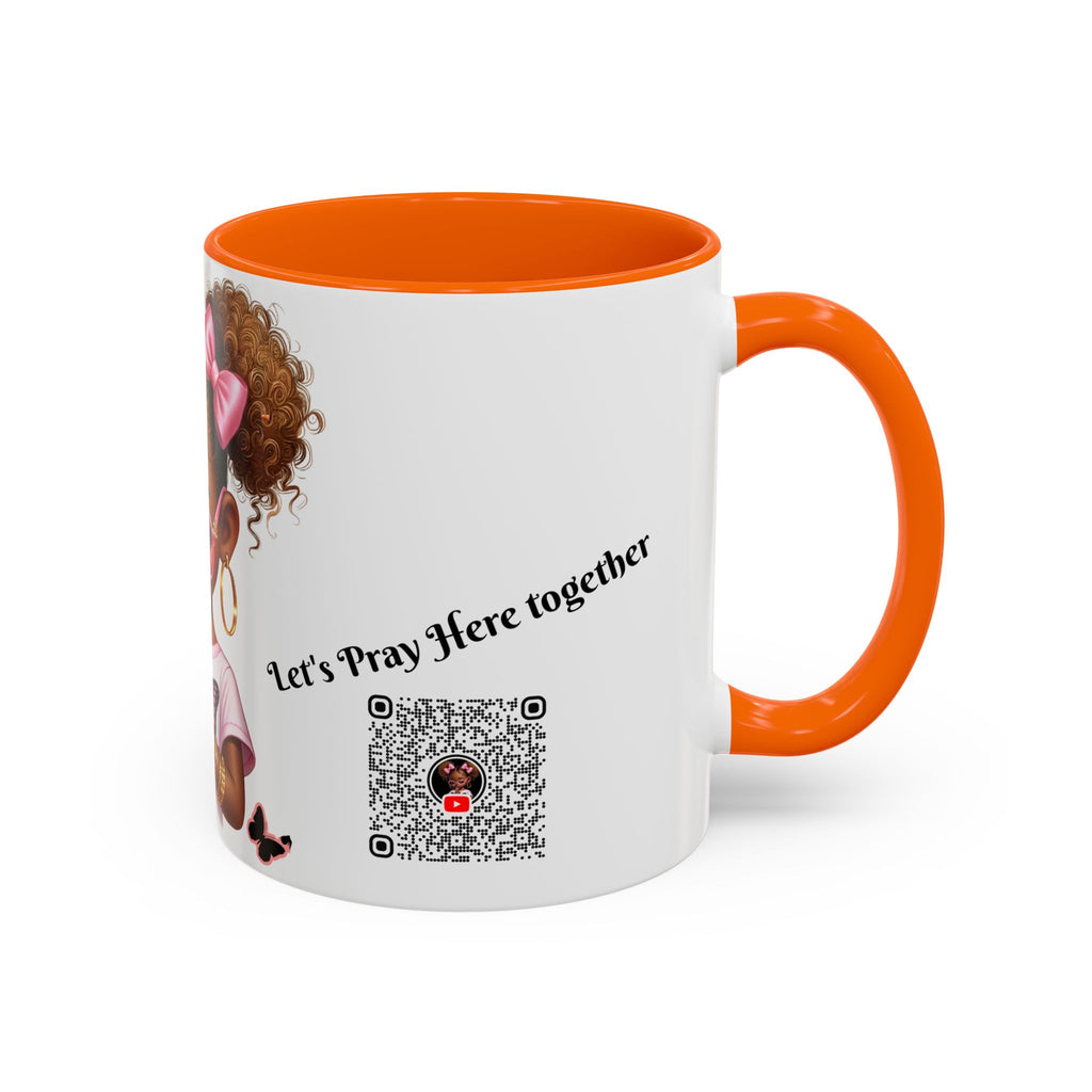Empowering Accent Coffee Mug, Black Handle Mug, Inspirational Gift for Moms, Motivational Mug for Her, Birthday & Friendship Gift