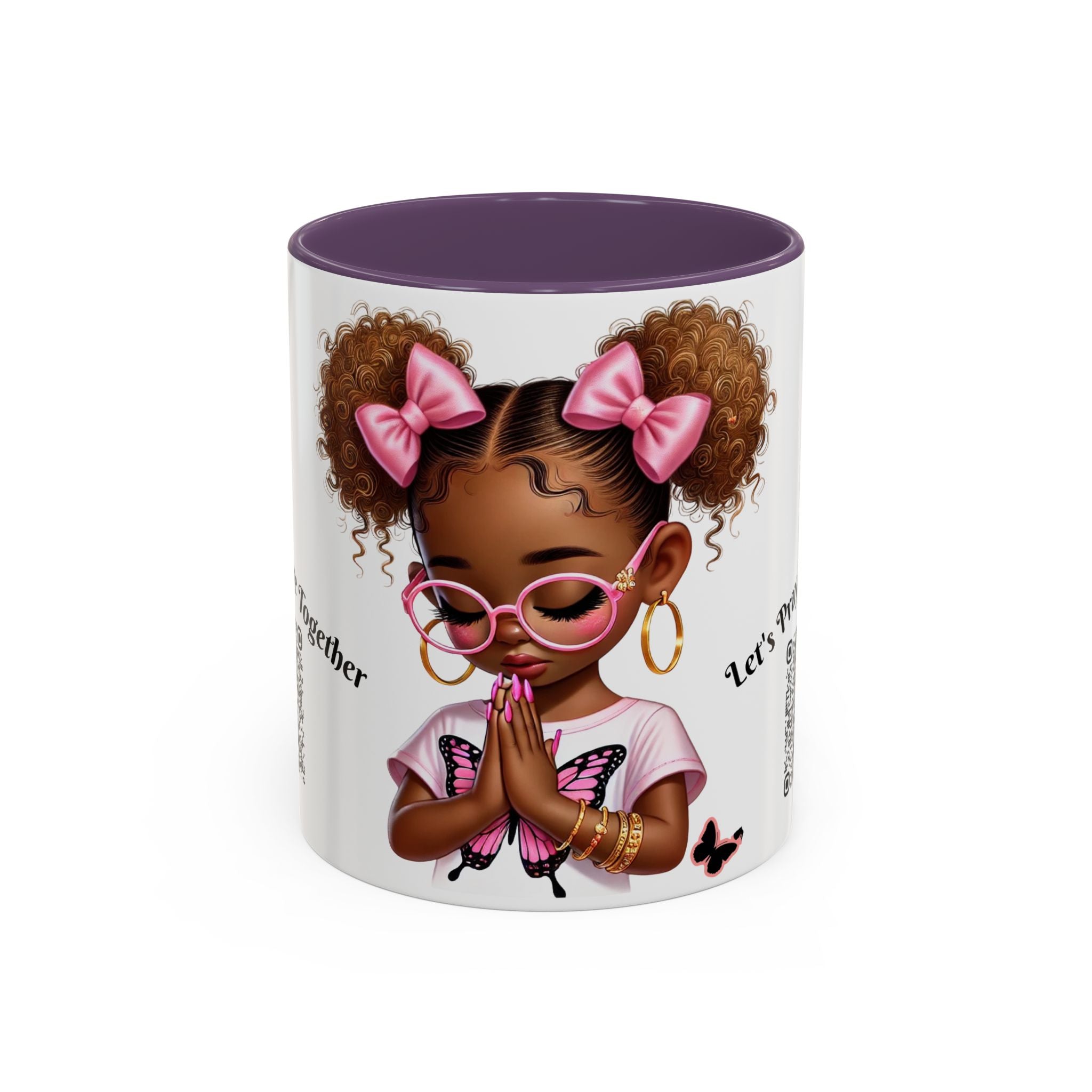 Empowering Accent Coffee Mug, Black Handle Mug, Inspirational Gift for Moms, Motivational Mug for Her, Birthday & Friendship Gift