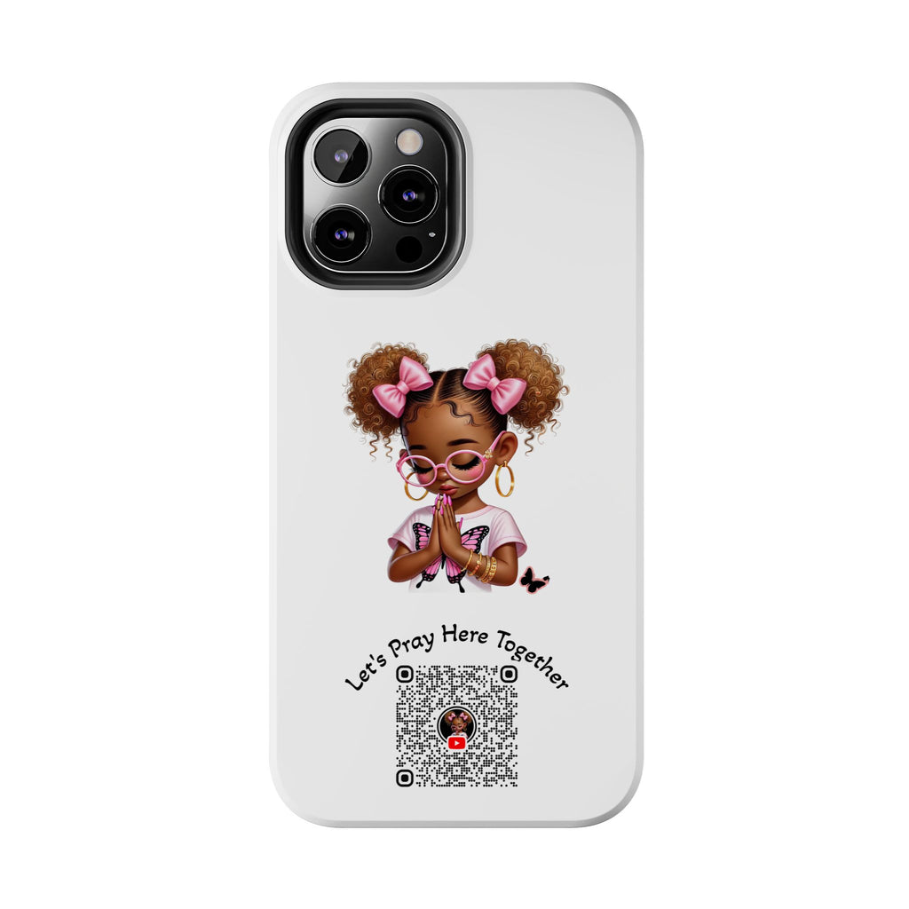 Cute Inspirational Phone Case, Tough Phone Cases, Personalized Gift, Butterfly Design, Kids & Teens, Empowerment Gifts