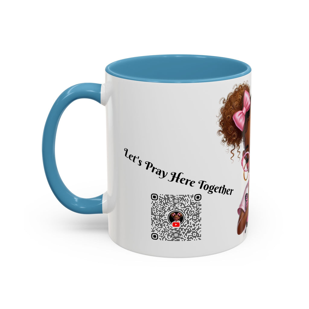 Empowering Accent Coffee Mug, Black Handle Mug, Inspirational Gift for Moms, Motivational Mug for Her, Birthday & Friendship Gift