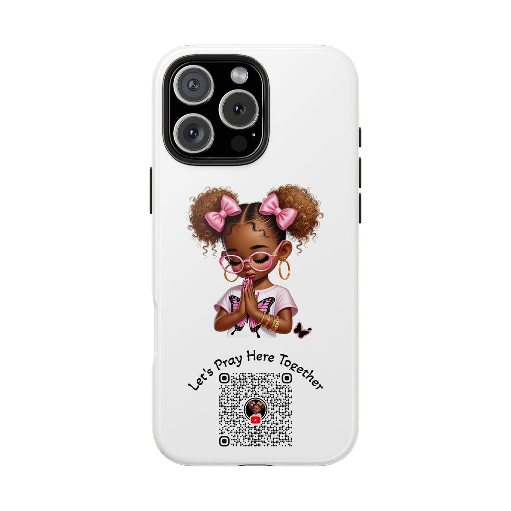 Cute Inspirational Phone Case, Tough Phone Cases, Personalized Gift, Butterfly Design, Kids & Teens, Empowerment Gifts
