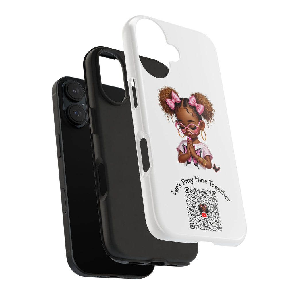 Cute Inspirational Phone Case, Tough Phone Cases, Personalized Gift, Butterfly Design, Kids & Teens, Empowerment Gifts
