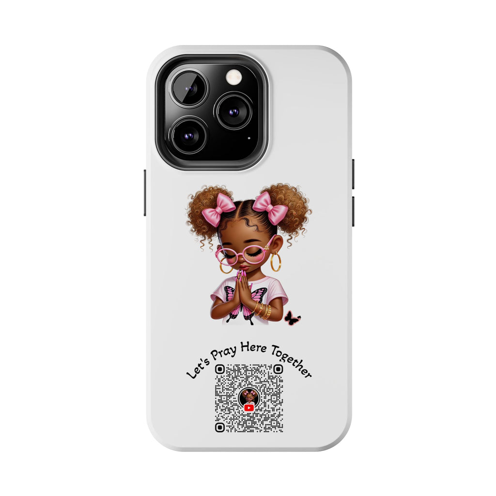 Cute Inspirational Phone Case, Tough Phone Cases, Personalized Gift, Butterfly Design, Kids & Teens, Empowerment Gifts
