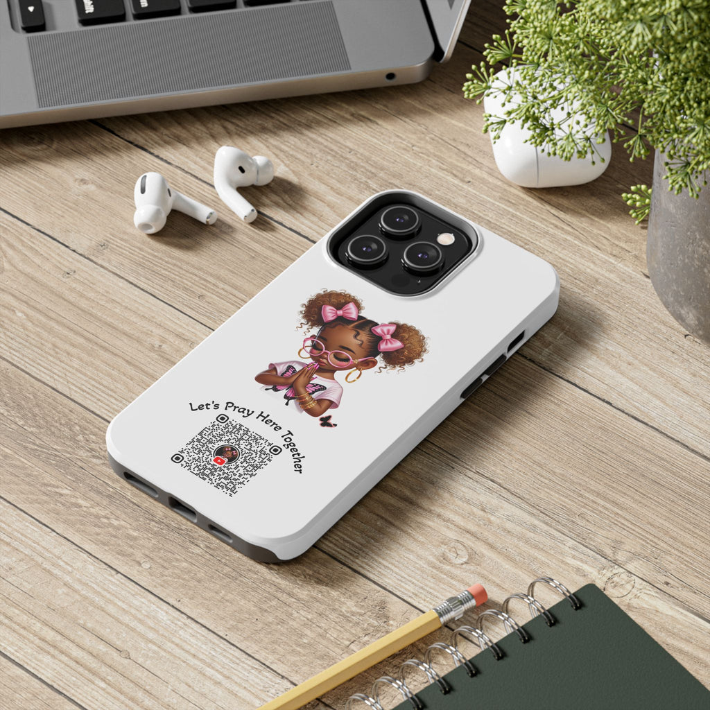 Cute Inspirational Phone Case, Tough Phone Cases, Personalized Gift, Butterfly Design, Kids & Teens, Empowerment Gifts