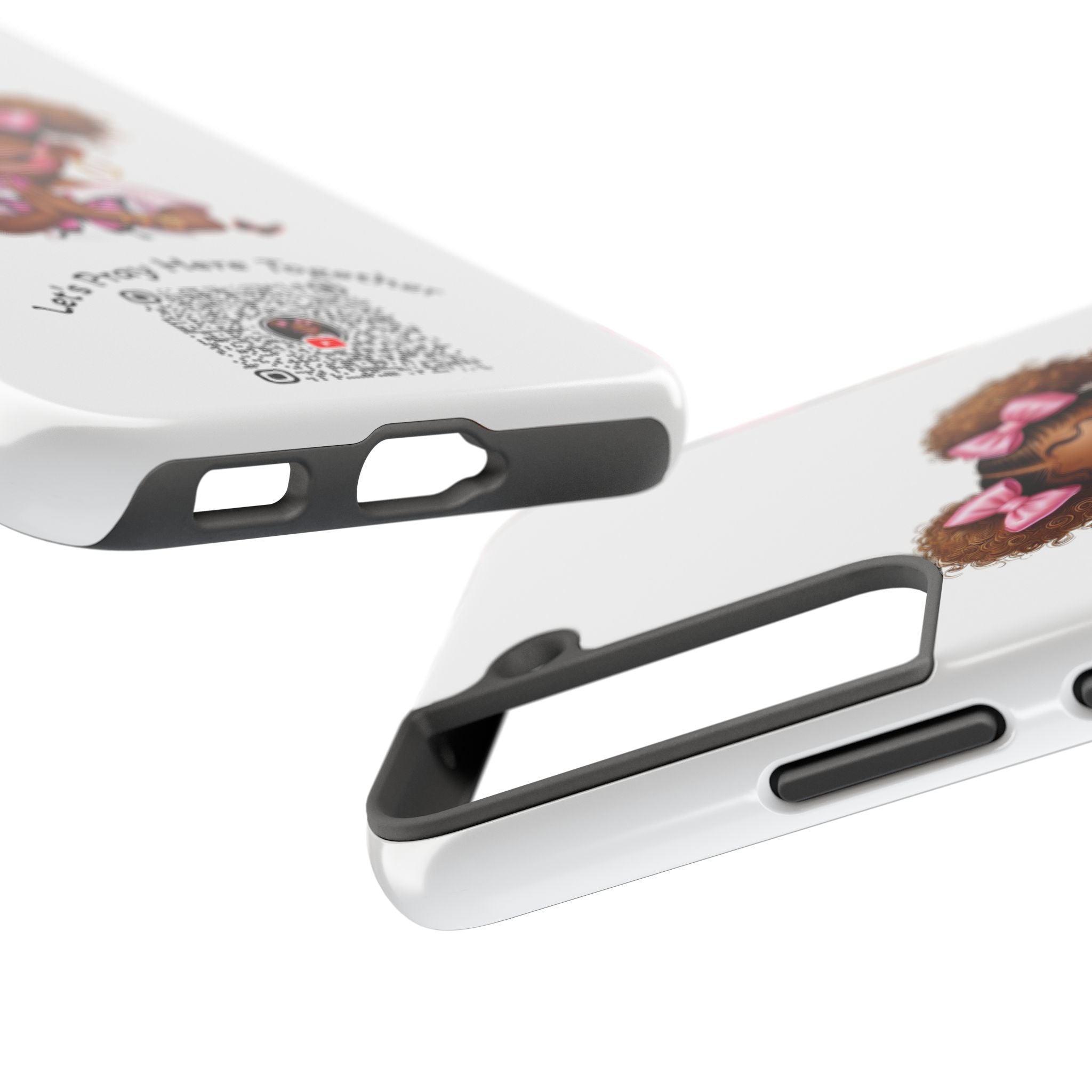 Cute Inspirational Phone Case, Tough Phone Cases, Personalized Gift, Butterfly Design, Kids & Teens, Empowerment Gifts