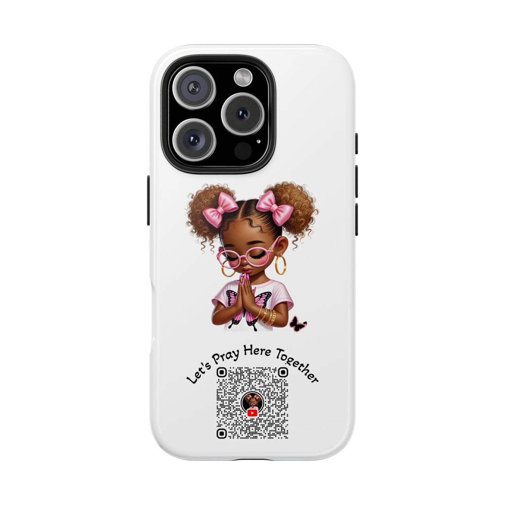 Cute Inspirational Phone Case, Tough Phone Cases, Personalized Gift, Butterfly Design, Kids & Teens, Empowerment Gifts
