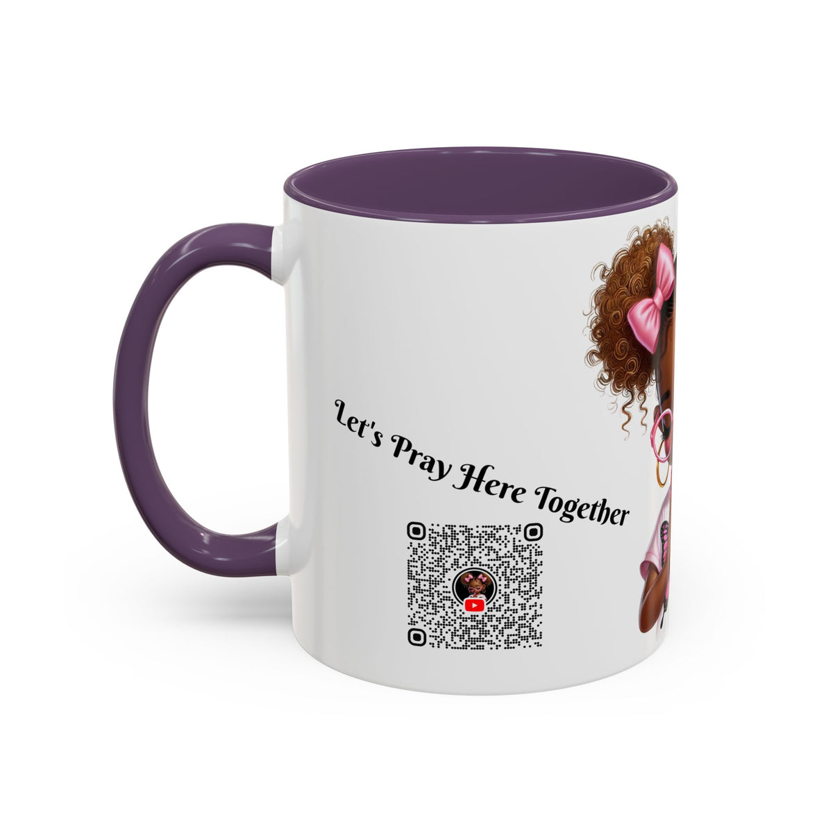 Empowering Accent Coffee Mug, Black Handle Mug, Inspirational Gift for Moms, Motivational Mug for Her, Birthday & Friendship Gift