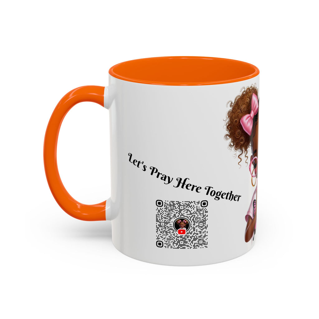 Empowering Accent Coffee Mug, Black Handle Mug, Inspirational Gift for Moms, Motivational Mug for Her, Birthday & Friendship Gift