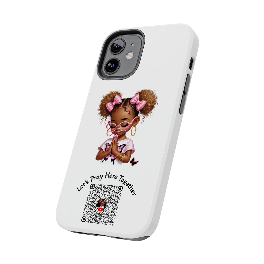 Cute Inspirational Phone Case, Tough Phone Cases, Personalized Gift, Butterfly Design, Kids & Teens, Empowerment Gifts