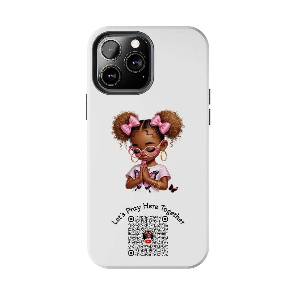 Cute Inspirational Phone Case, Tough Phone Cases, Personalized Gift, Butterfly Design, Kids & Teens, Empowerment Gifts