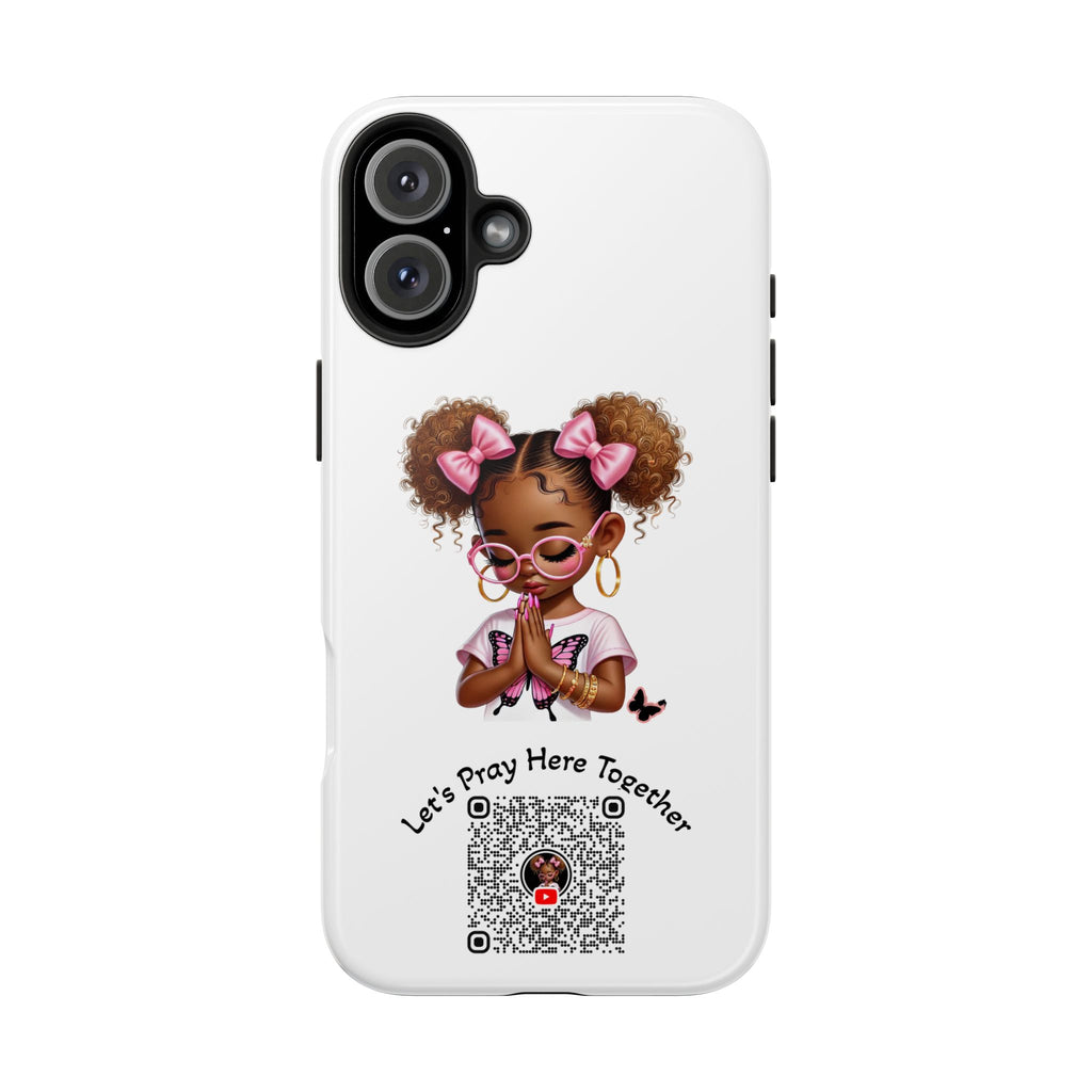 Cute Inspirational Phone Case, Tough Phone Cases, Personalized Gift, Butterfly Design, Kids & Teens, Empowerment Gifts