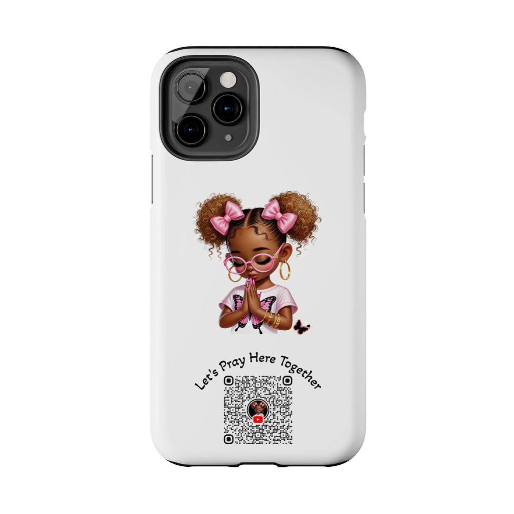 Cute Inspirational Phone Case, Tough Phone Cases, Personalized Gift, Butterfly Design, Kids & Teens, Empowerment Gifts