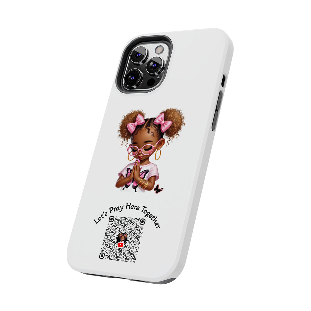 Cute Inspirational Phone Case, Tough Phone Cases, Personalized Gift, Butterfly Design, Kids & Teens, Empowerment Gifts