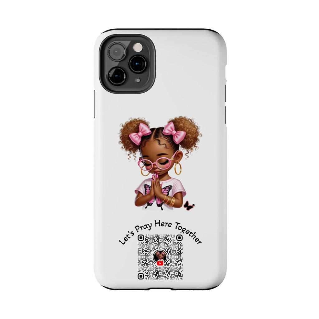 Cute Inspirational Phone Case, Tough Phone Cases, Personalized Gift, Butterfly Design, Kids & Teens, Empowerment Gifts