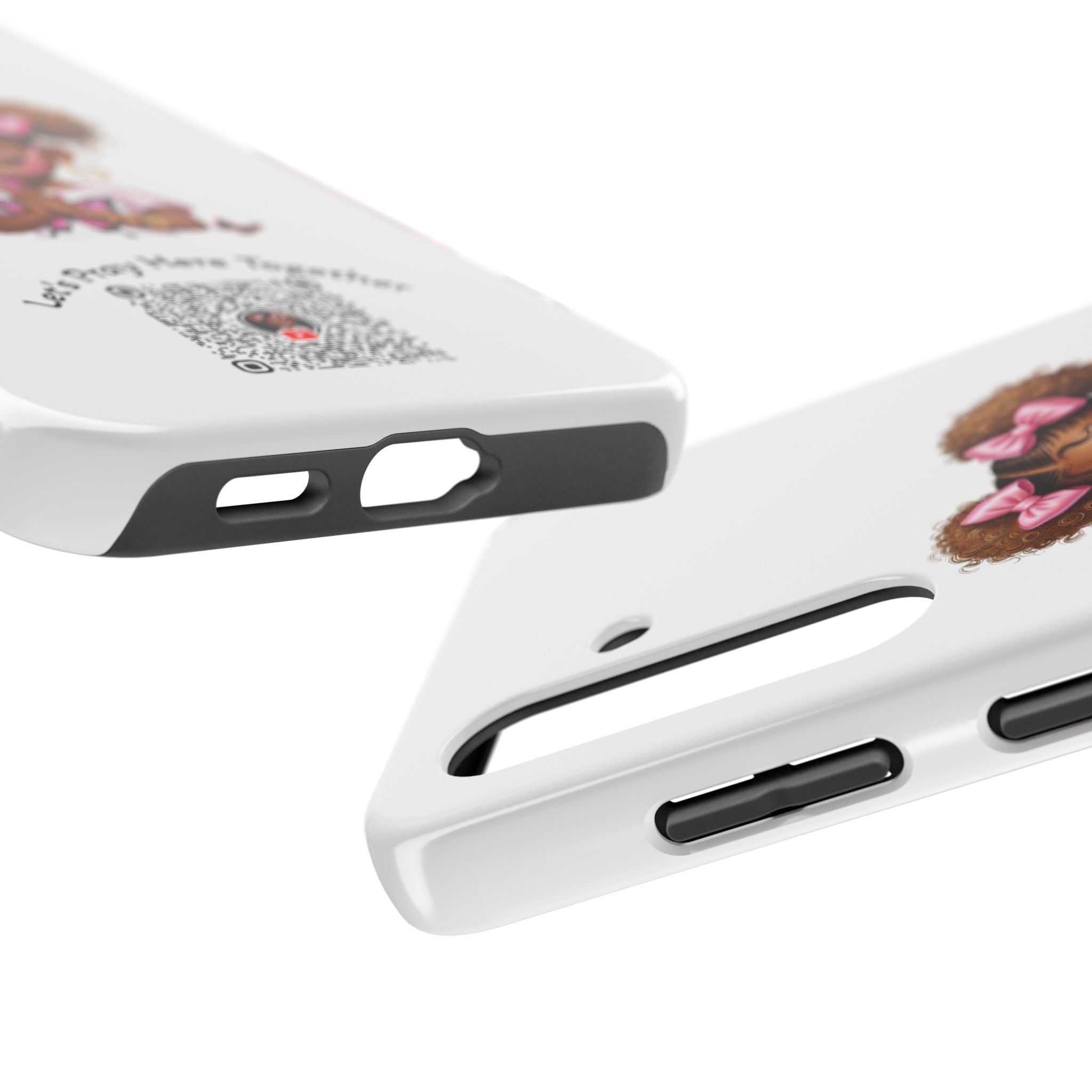 Cute Inspirational Phone Case, Tough Phone Cases, Personalized Gift, Butterfly Design, Kids & Teens, Empowerment Gifts