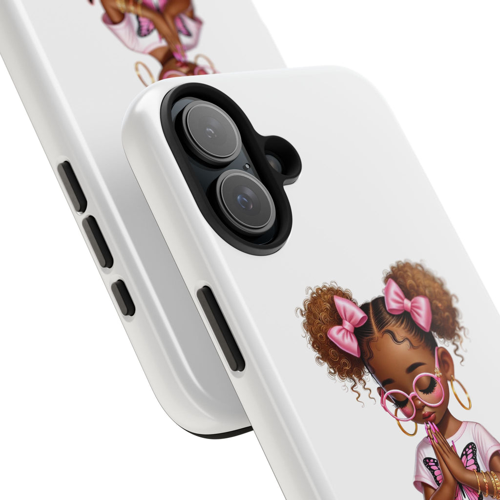 Cute Inspirational Phone Case, Tough Phone Cases, Personalized Gift, Butterfly Design, Kids & Teens, Empowerment Gifts