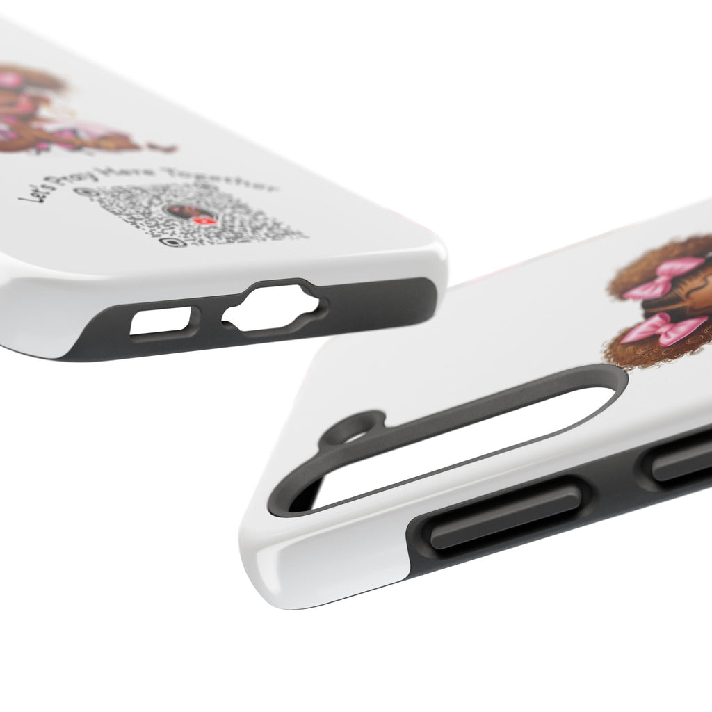 Cute Inspirational Phone Case, Tough Phone Cases, Personalized Gift, Butterfly Design, Kids & Teens, Empowerment Gifts