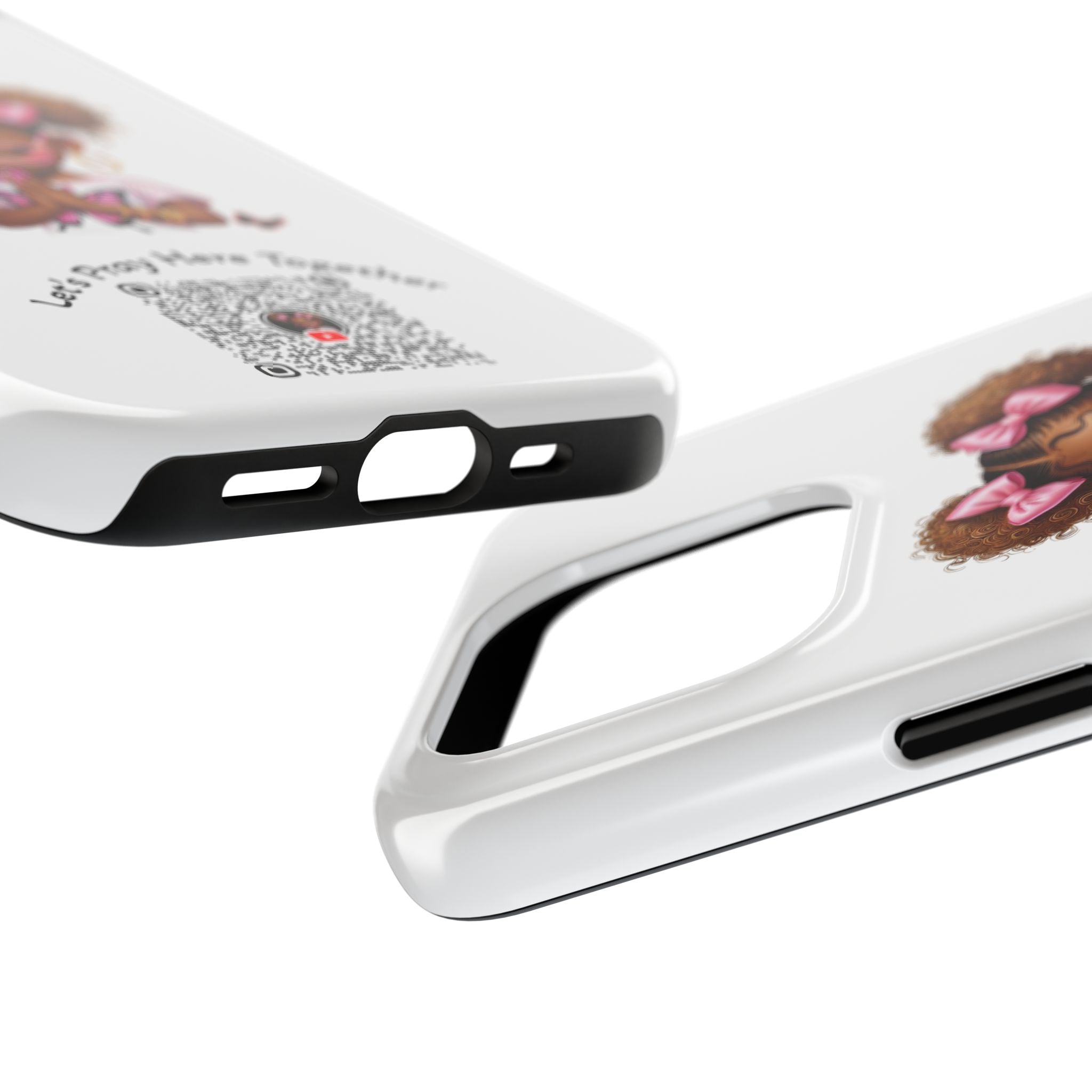 Cute Inspirational Phone Case, Tough Phone Cases, Personalized Gift, Butterfly Design, Kids & Teens, Empowerment Gifts