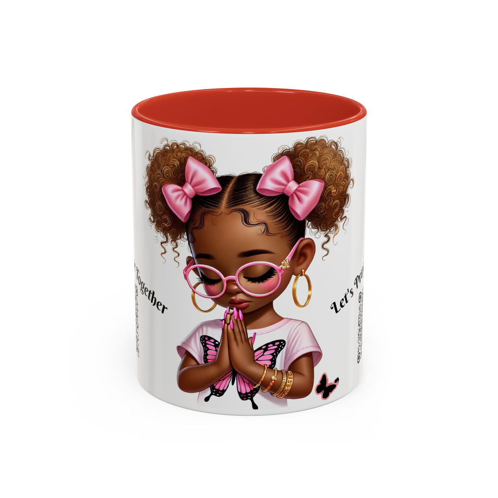 Empowering Accent Coffee Mug, Black Handle Mug, Inspirational Gift for Moms, Motivational Mug for Her, Birthday & Friendship Gift