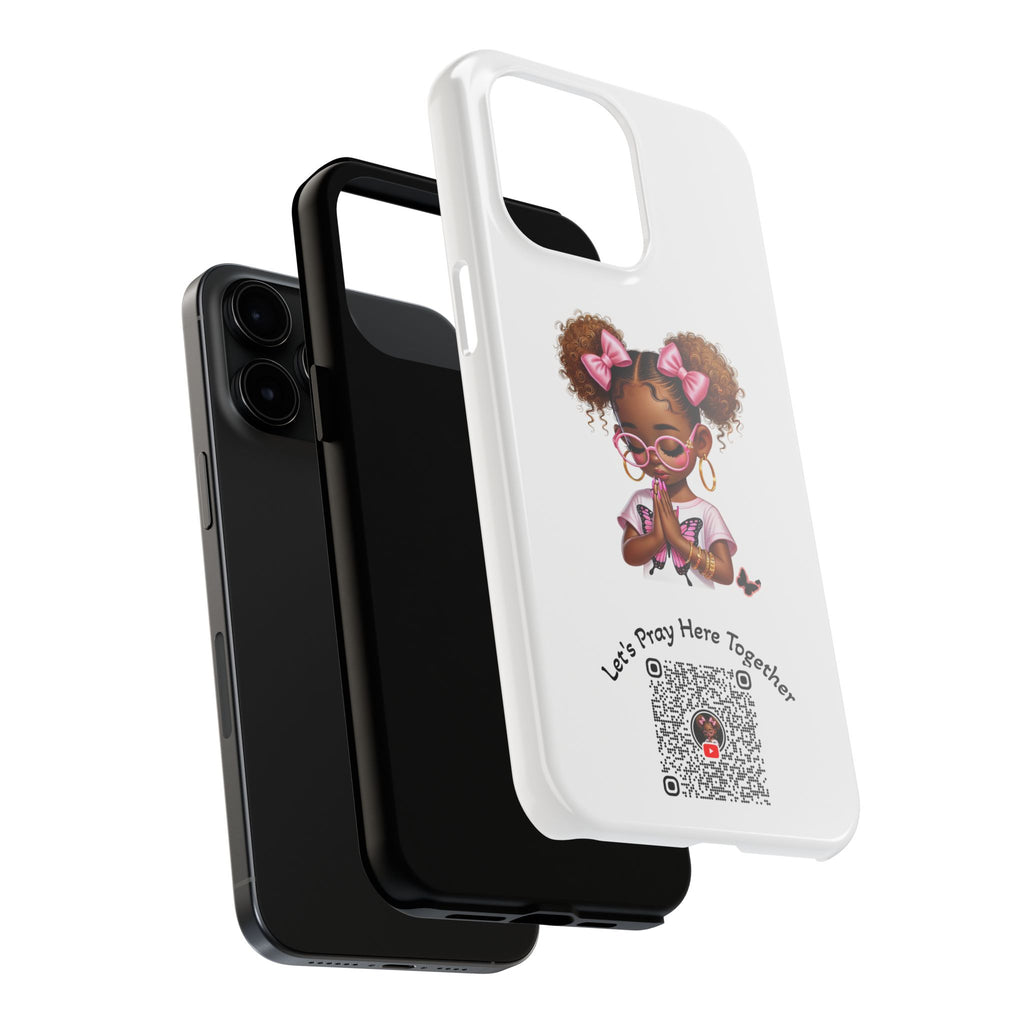 Cute Inspirational Phone Case, Tough Phone Cases, Personalized Gift, Butterfly Design, Kids & Teens, Empowerment Gifts
