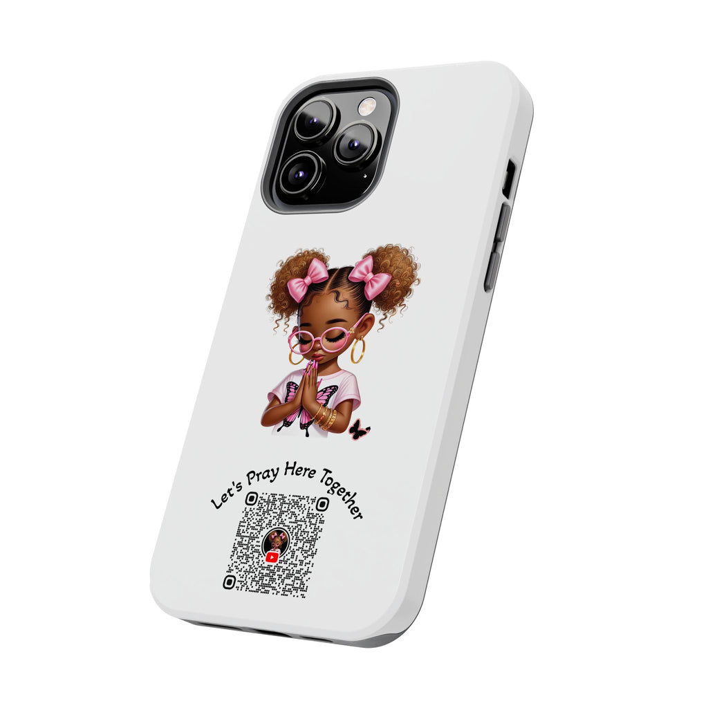 Cute Inspirational Phone Case, Tough Phone Cases, Personalized Gift, Butterfly Design, Kids & Teens, Empowerment Gifts