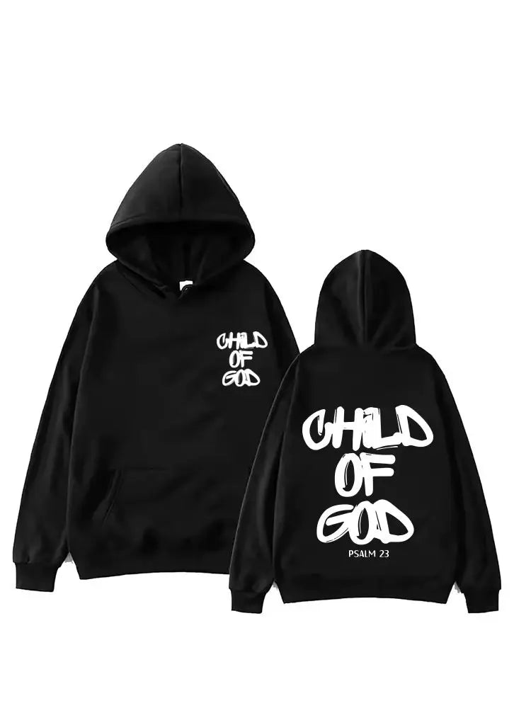 I Am The child of God Printed Hoodie Christian God Sweatshirt Pullover Men Women  Sweatshirt