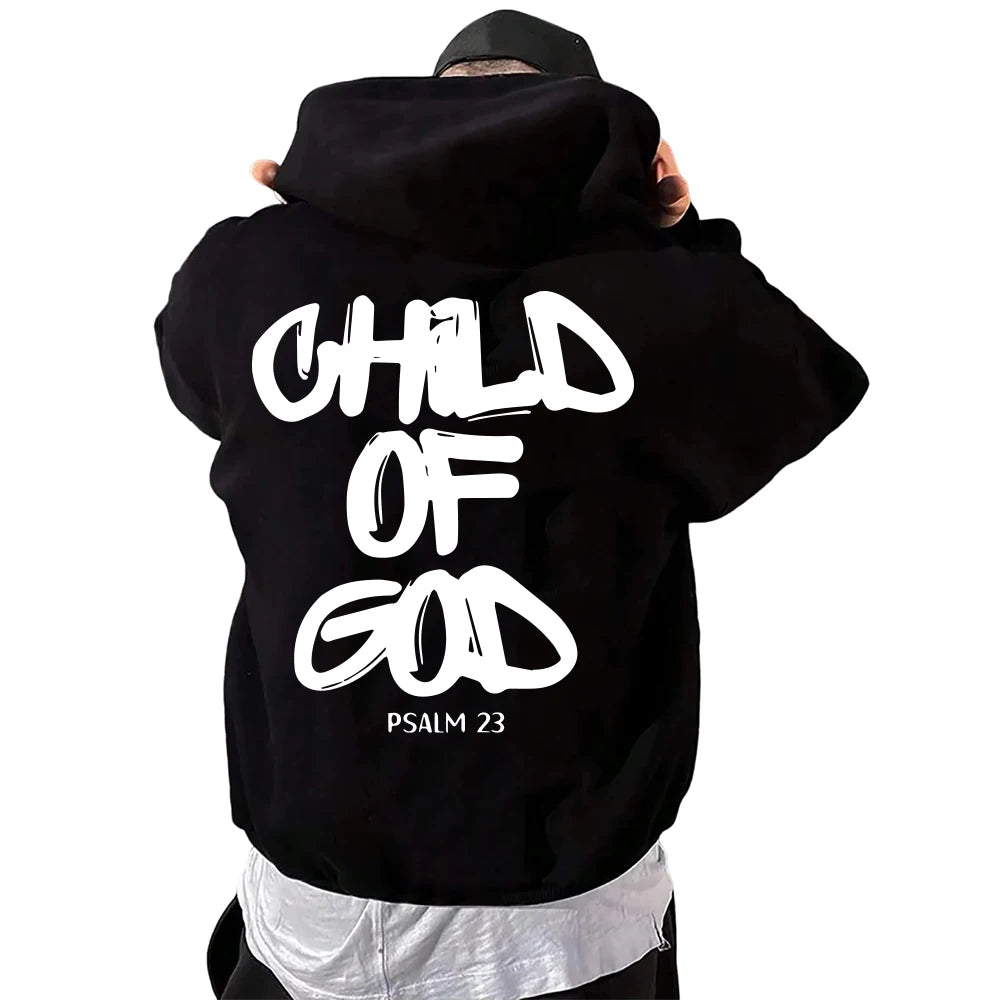 I Am The child of God Printed Hoodie Christian God Sweatshirt Pullover Men Women  Sweatshirt