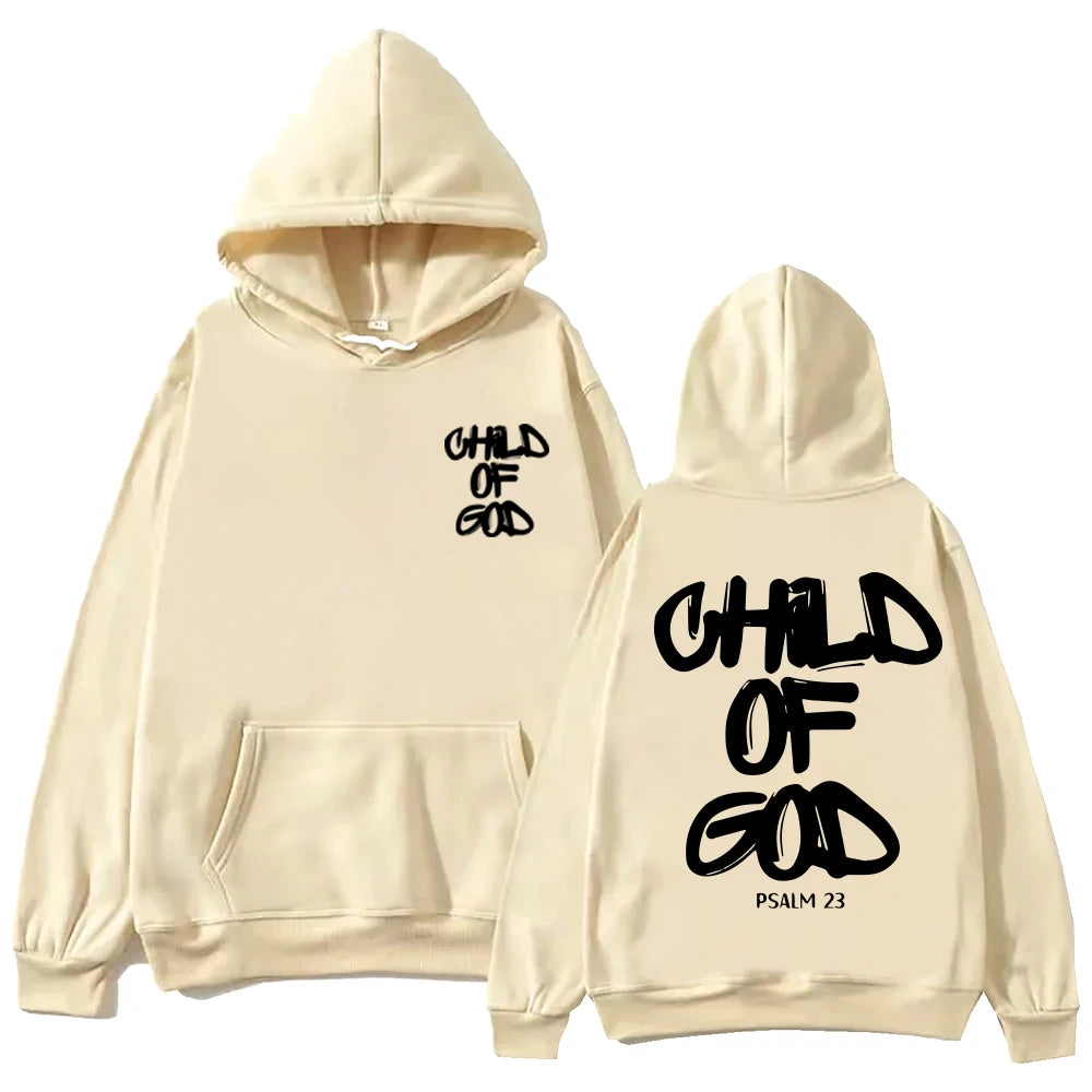I Am The child of God Printed Hoodie Christian God Sweatshirt Pullover Men Women  Sweatshirt