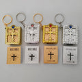 10 Pieces Gold Silver English Mini Holy Bible Spanish Dios Habla Hoy For Kids Baptism and Holy Communion Party Guests Small Gift