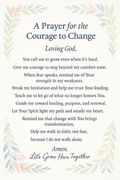 Printable: Prayer for the Courage to Change.