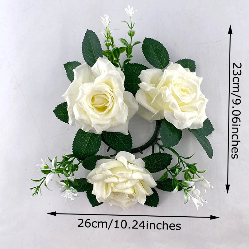 Flameless LED Candle Warm glowing decorative electric candles Home Christmas decorative candles for Ramadan Eid Xmas Party Decor