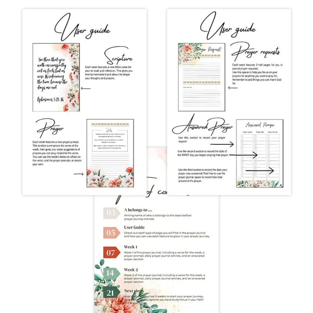 Hot Spiral Bound The Bible In A Year Through Gods Word A 52-Week Study 52-Week Learning Plan Spiral Bible Study Guide for Women