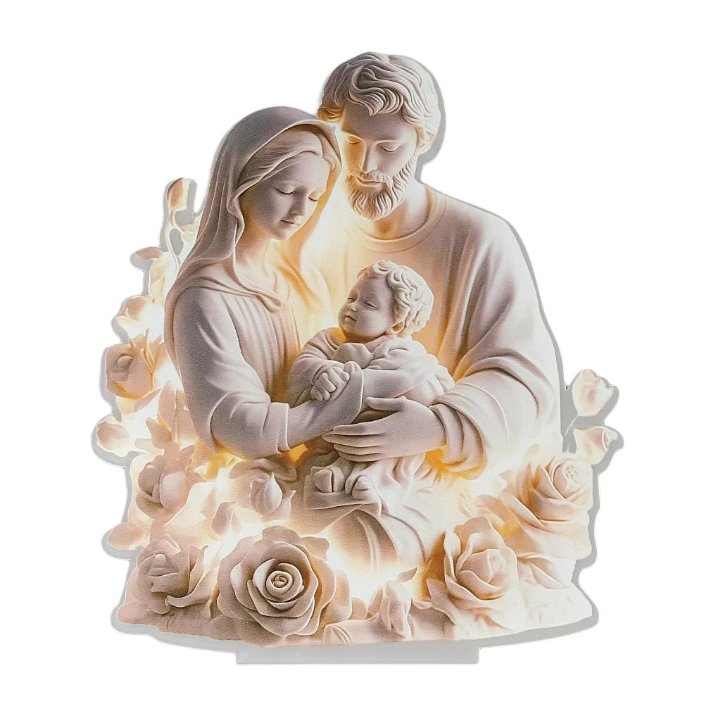 Table Home Statue Decoration Christian Religion Decor 2d Flat Acrylic Figurines For Figurine,Home,Table Ornament Decorations