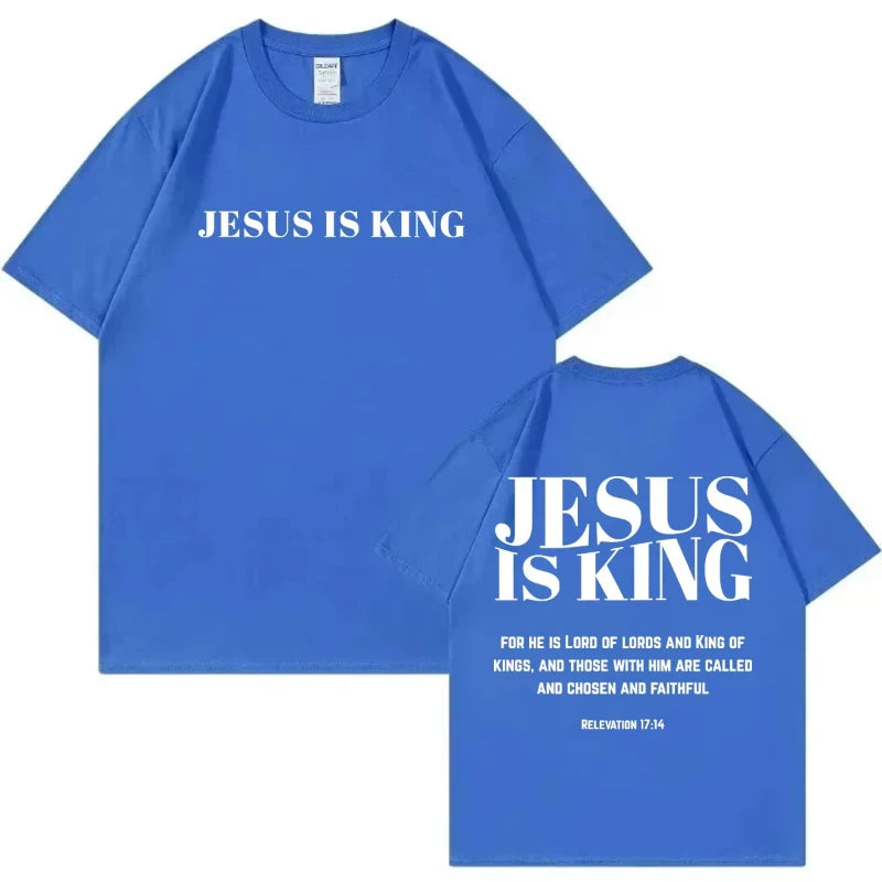 Christian Bible Verse Merch T Shirt Streetwear Fashion Oversized O-Neck T-shirts Men Women Casual Cotton Short Sleeve T-shirt