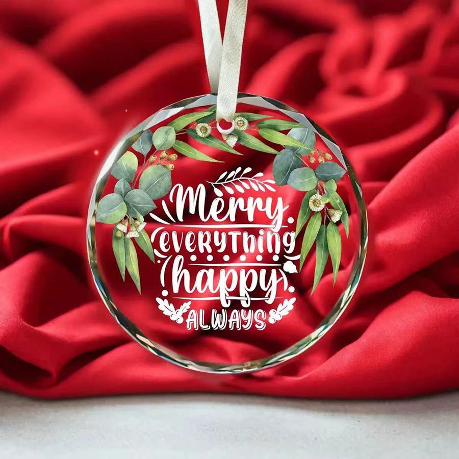 Customized Personalized Gift Crystal Glass Acrylic Pendant Pendant Valentine'S Day Gift For Friends Home Decoration Gift