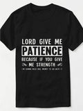 Top Pick Men's Christian Faith T-Shirt with Lord Giveth Graphic