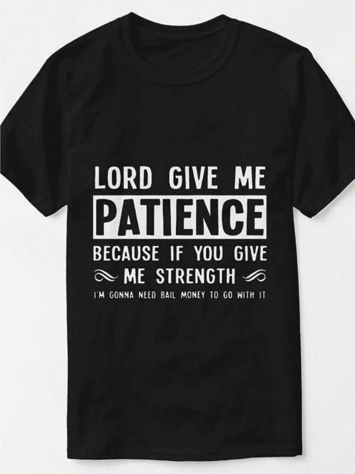 Top Pick Men's Christian Faith T-Shirt with Lord Giveth Graphic