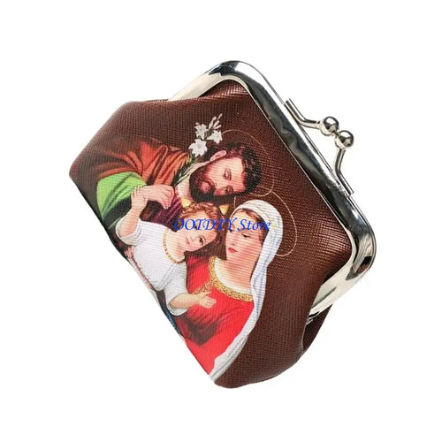 367A Rosary Prayer Bag Rosary Pouches Religious Jewelry Storage Box for Prayer Beads Portable Headphone Bag Coin Purses