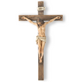 Religious Jesus Cross Crucifix Statue Saint Catholic Figurine Crafts Wall Hanging Ornament for Christian Home Decor