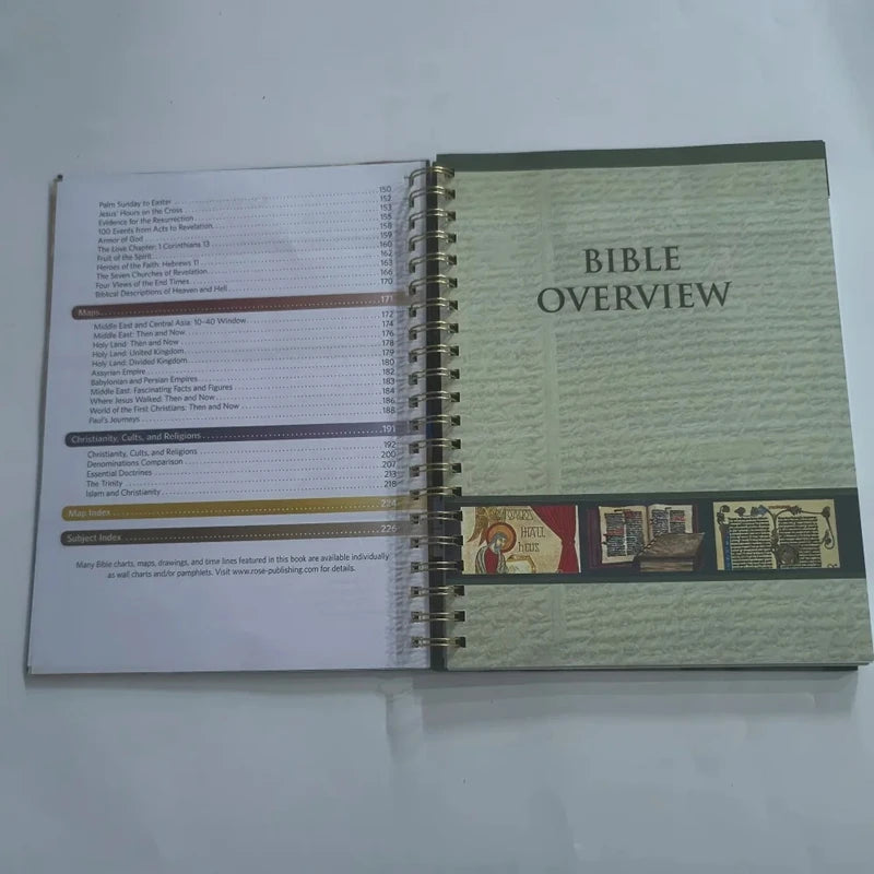 Bible Charts,Maps & Time Lines 10th Anniversary Edition Pilgrimage Travel Bible Study English Guide Book