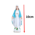 Virgin Mary Plastic Statue Handmade Catholic Virgin Mary Statue Christmas Home Decoration Christmas Gifts
