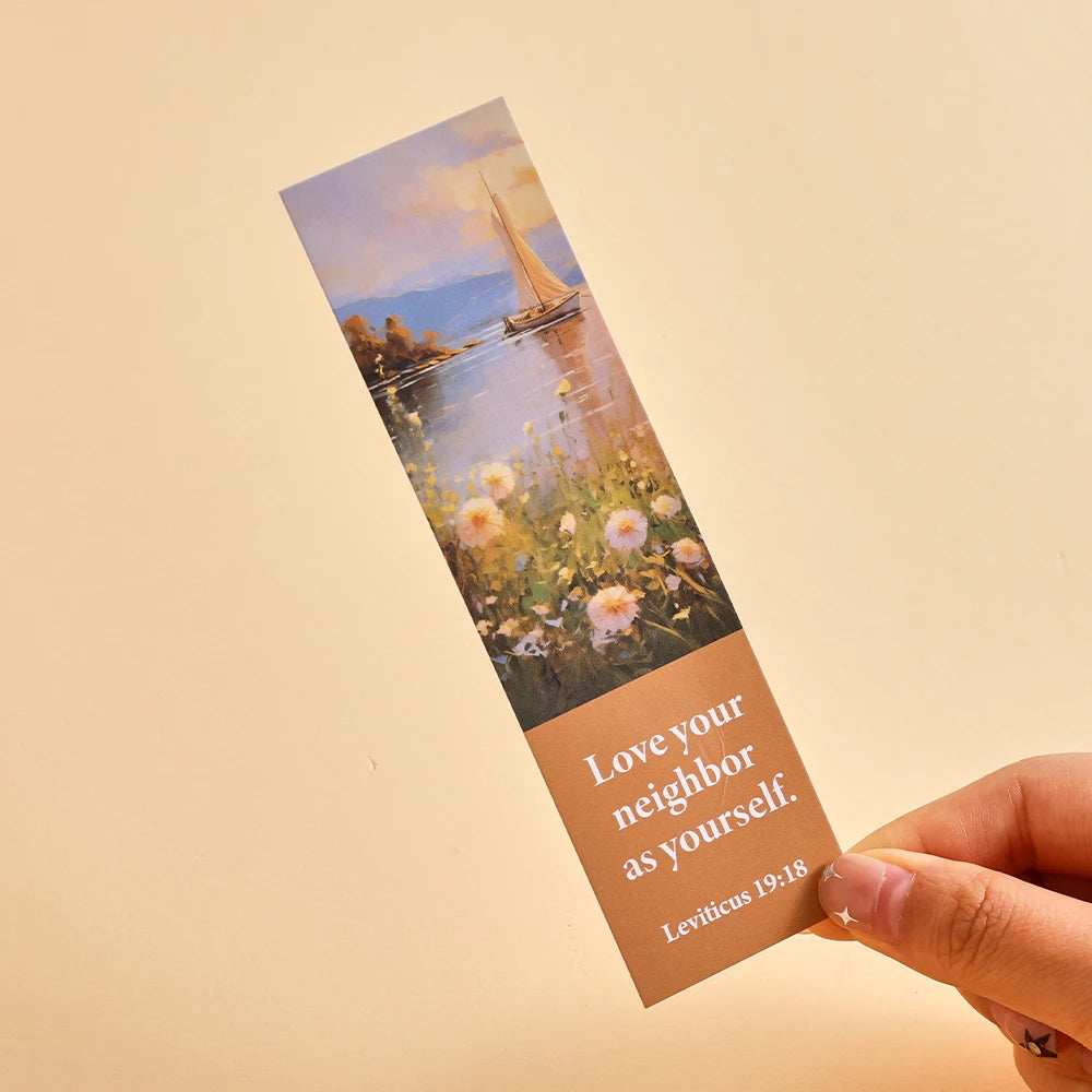50 Pcs Bible Verse Bookmarks Inspirational Quote Set On Paper For Daily Encouragement Perfect Gifts For Readers & Believers