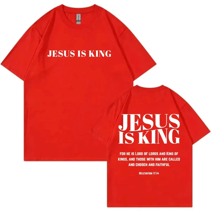 Christian Bible Verse Merch T Shirt Streetwear Fashion Oversized O-Neck T-shirts Men Women Casual Cotton Short Sleeve T-shirt