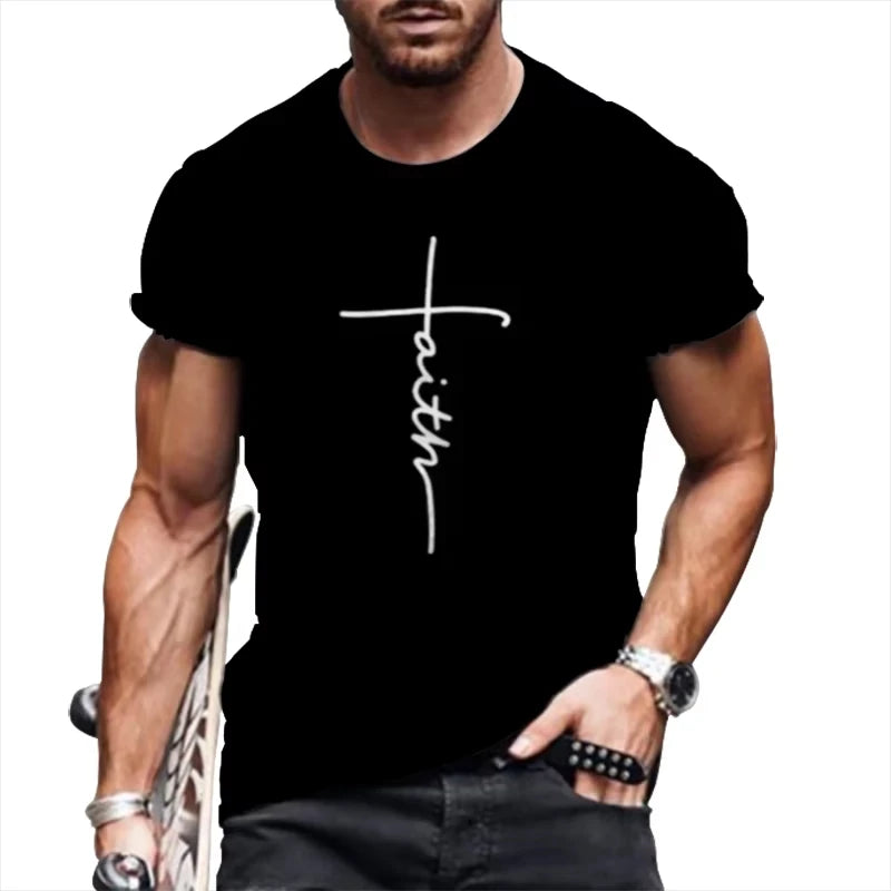 Christ Jesus Men's T-Shirt 3d Print Short Sleeve Harajuku Vintage Top Men T Shirts Summer Women Tshirt Clothing Kid Tshirt Y2k