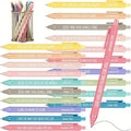 20 Pcs Colorful Sunday School Christian Pens Bible Scripture Religious Ink Pens for Students Office Church Supplies
