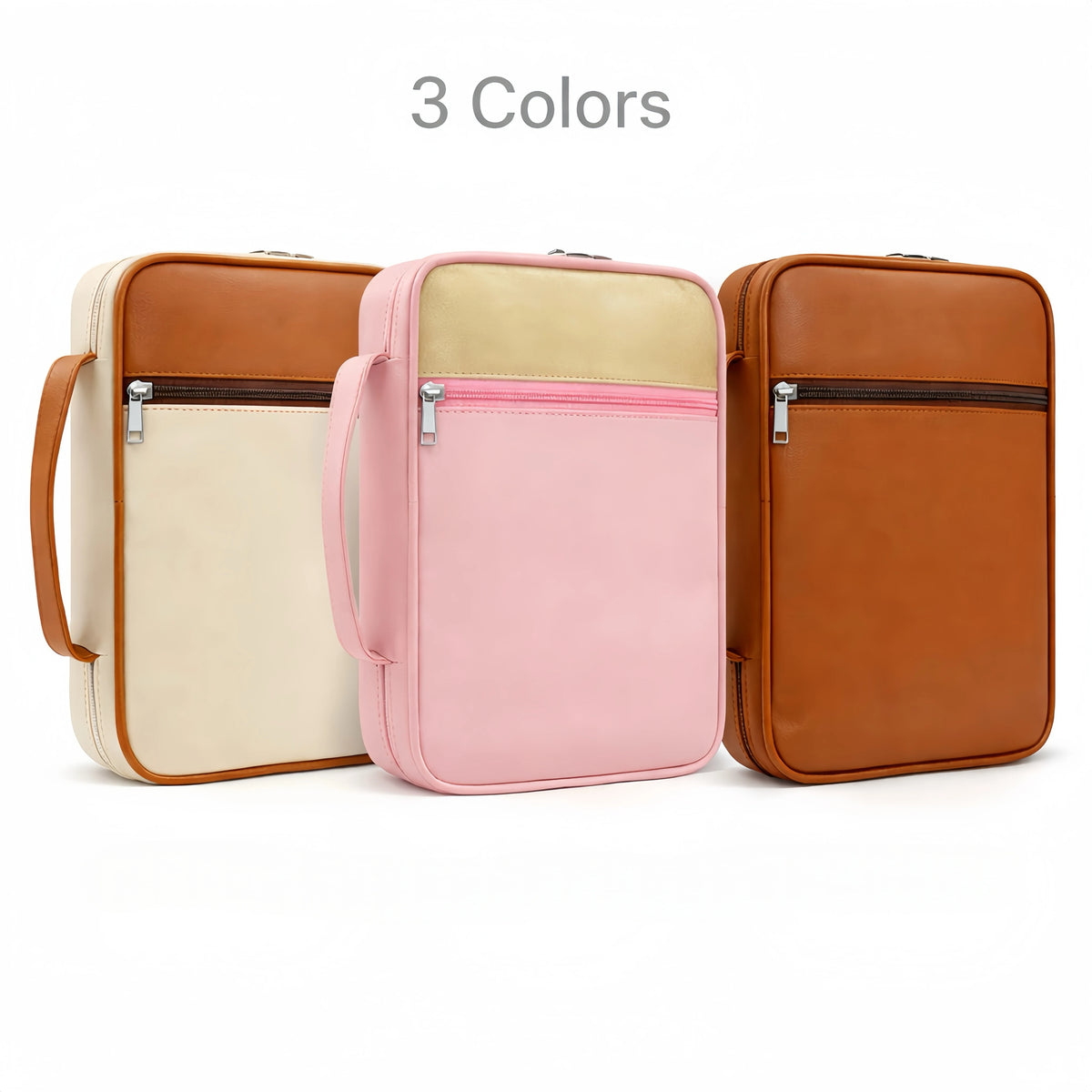 Bible Case for Women Pu Leather Bible Cover, Bible Cover/Bible Bag Organizer, Bible Study Supplies, Travel Church Gift