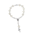 Rosary Beads Catholic for Women Rosary Bracelet for Cross Charms Religious Bracelets Catholic Gifts Car Rearview Mirror