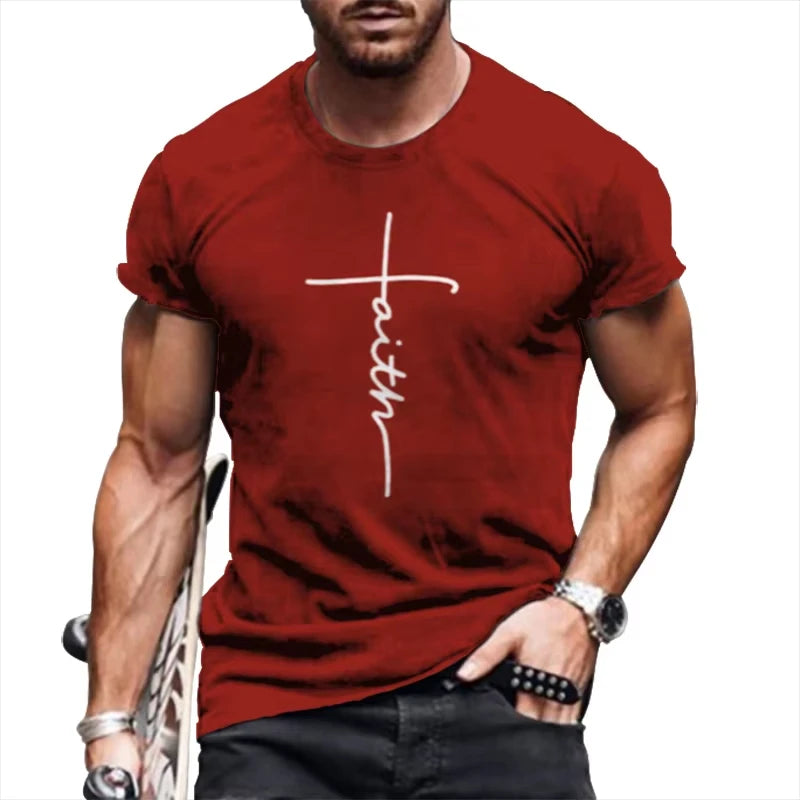 Christ Jesus Men's T-Shirt 3d Print Short Sleeve Harajuku Vintage Top Men T Shirts Summer Women Tshirt Clothing Kid Tshirt Y2k